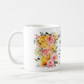 Bibelvers Florale Liebe Gottes Kaffeetasse (Links)