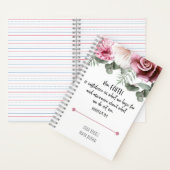 Bibelvers-Gebetsjournal-Notizbuch Notizblock (Innen)