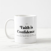 Bibelvers Hebräer 11:1 Tasse (Links)