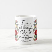 Bibelvers Ich kann alle Dinge Tasse Kaffee (Mittel)