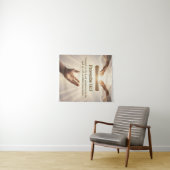 Bibelvers inspirierter Wandteppich (Beispiel (Horizontal))