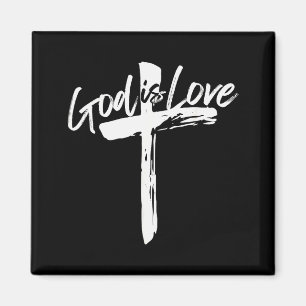 Bibelvers Johannis 4_8 Gott ist Liebe Christlicher Magnet