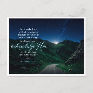 Bibelvers-Karten | Christliche Schriftkarten Postkarte