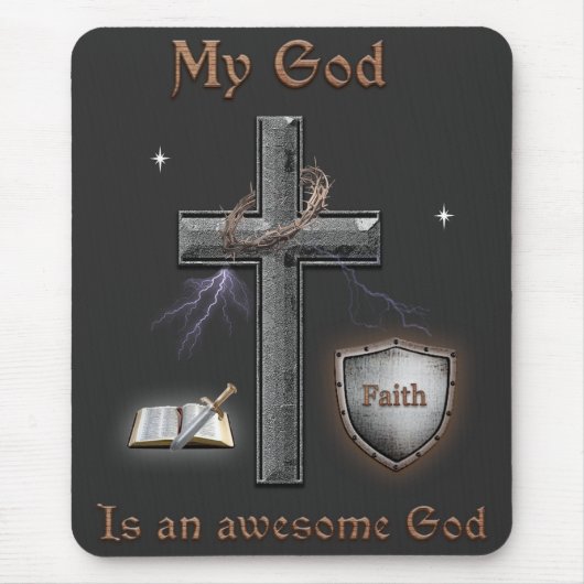Bibelvers Mousepad (Vorne)