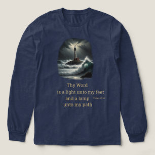 Bibelvers Psalmen Ihr Wort ist ein Licht für meine Tri-Blend Shirt