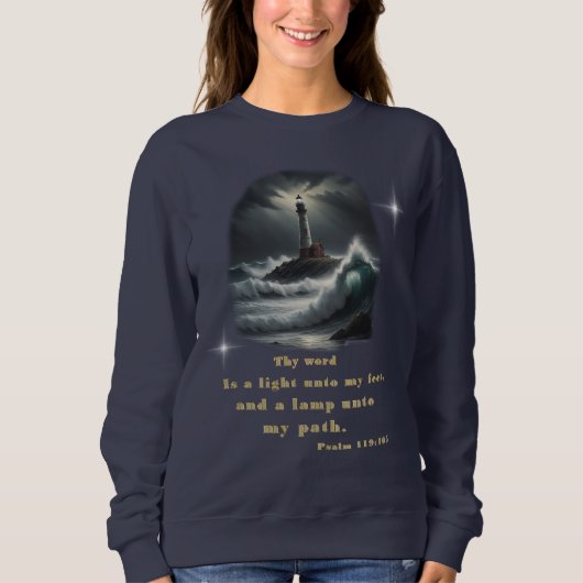 Bibelvers Sweatshirt (Vorderseite)