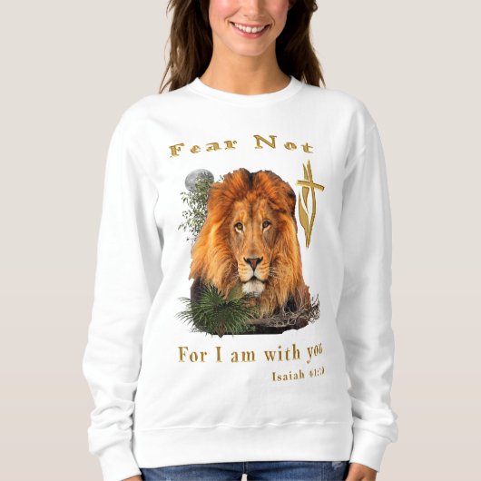 Bibelvers Sweatshirt (Vorderseite)