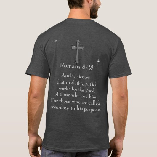 Bibelvers T-Shirt (Rückseite)