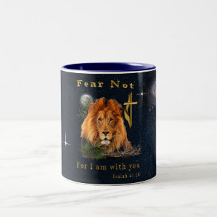 Bibelvers Zweifarbige Tasse