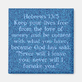 Bibelverse 13:5-Magnet Magnet (Vorne)