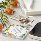 Bibelverse, 1 Korinther 13:4, Schlüsselanhänger (Vorderseite rechts)