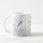 Bibelverse 1 Samuel 16:7 Aquarellfarbene Tasse (Links)