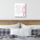 Bibelverse 8x10 lila Verzweigung Leinwanddruck (Insitu (Schlafzimmer))
