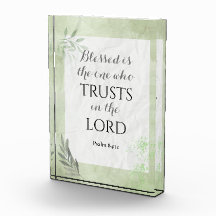 Bibelverse Acrylblock - Psalm 84:12