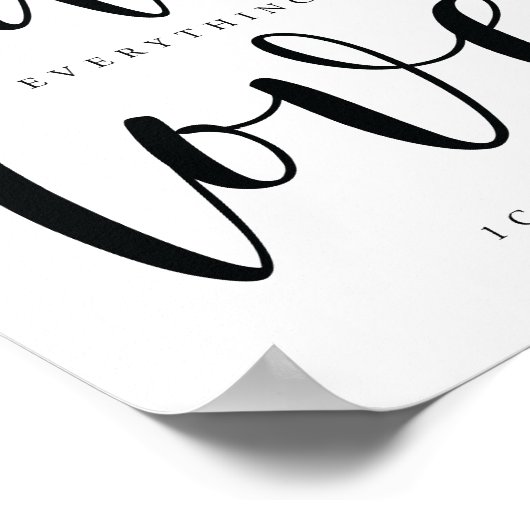 Bibelverse - alles in der Liebe tun Poster (Ecke)