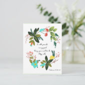 Bibelverse Art - Hebräische 13:20-21 Postkarte (Stehend Vorderseite)