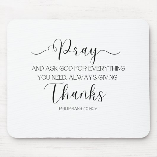 Bibelverse auf der Maus-Pad Mousepad (Vorne)