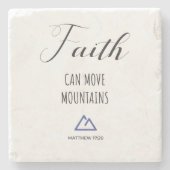 Bibelverse auf Untersetzer aus Glaubensteinen (Vorderseite)