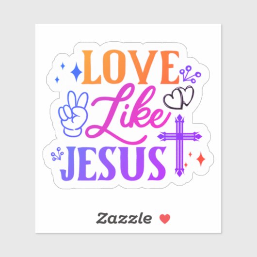 Bibelverse-Aufkleber für Liebe und Glauben Aufkleber (Blatt)