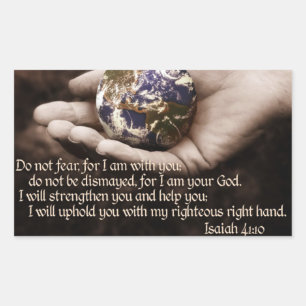 Bibelverse-Aufkleber Rechteckiger Aufkleber