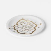 Bibelverse aus 1 Samuel 1:27 Papierplatte Pappteller (Schrägansicht)