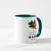 Bibelverse aus Angst und wunderbar gemachte Rose Tasse (VorderseiteRechts)