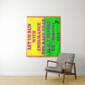 Bibelverse aus Hebräern 12:1. Wandteppich (Beispiel)