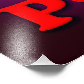 Bibelverse aus Psalm 105:1. Fotodruck (Ecke)