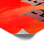 Bibelverse aus Psalm 37:8. Poster (Ecke)