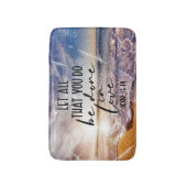 Bibelverse Bath Mat Badematte (Vorderseite Vertikal)