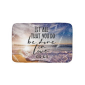 Bibelverse Bath Mat Badematte (Vorderseite)