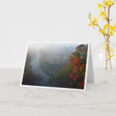 Bibelverse Beileid Faltkarte Karte (Gelbe Blume)