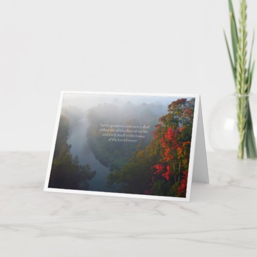 Bibelverse Beileid Faltkarte Karte (Vorderseite)