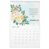 Bibelverse - Blumenkalender 2023 Kalender (Mär 2027)