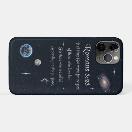 Bibelverse Case-Mate iPhone Hülle (Rückseite (Horizontal))