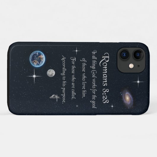 Bibelverse Case-Mate iPhone Hülle (Rückseite (Horizontal))