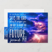 Bibelverse Christliche Bibel Bibelangebot Postkarte (Vorne/Hinten)