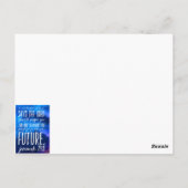 Bibelverse Christliche Bibel Bibelangebot Postkarte (Rückseite)