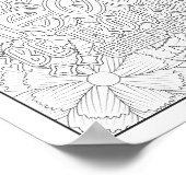 Bibelverse/Christliche Erwachsenenfärbung Poster (Ecke)