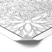 Bibelverse/Christliche Erwachsenenfärbung Poster (Ecke)