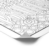 Bibelverse/Christliche Erwachsenenfärbung Poster (Ecke)