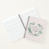 Bibelverse der Korinther Notizblock (Innenseite)