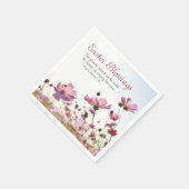 Bibelverse "Die Blume erscheinen" des Ostersegens Serviette (Ecke)