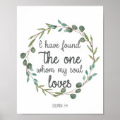 Bibelverse, die ich gefunden habe poster (Vorne)