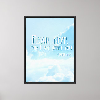 Bibelverse Faith Quote Wand art Leinwanddruck