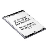 Bibelverse: Flüge als Adler Notizblock (Rechte Seite)