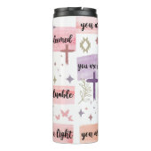 Bibelverse für christliche Affirmationen Thermosbecher (Rückseite)