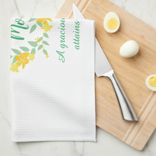 Bibelverse für die beste Mama der Welt Geschirrtuch (Viertel Falte)