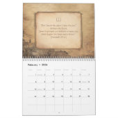 Bibelverse für jeden Monat. Jesus Christus Christl Kalender (Feb 2026)
