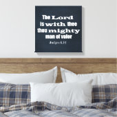 Bibelverse für Männer Leinwanddruck (Insitu (Schlafzimmer))